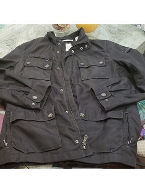Tommy Bahama men's spring jacket medium size like new army green
